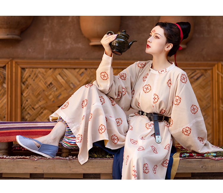 Chinese Traditional Costume Hanfu Yuanlingpao Cosplay Clothes Women