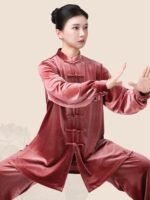 Winter Tai Chi Suit – Heavyweight Fleece Training Outfit for Cold Weather - Image 3