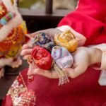 Chinese Ingot Sachet – Embroidered Prosperity Hanging Charm - Image 3