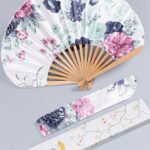 Japanese Folding Fans Ancient Silk Shell Fan Knife Fan