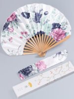 Japanese Folding Fans Ancient Silk Shell Fan Knife Fan