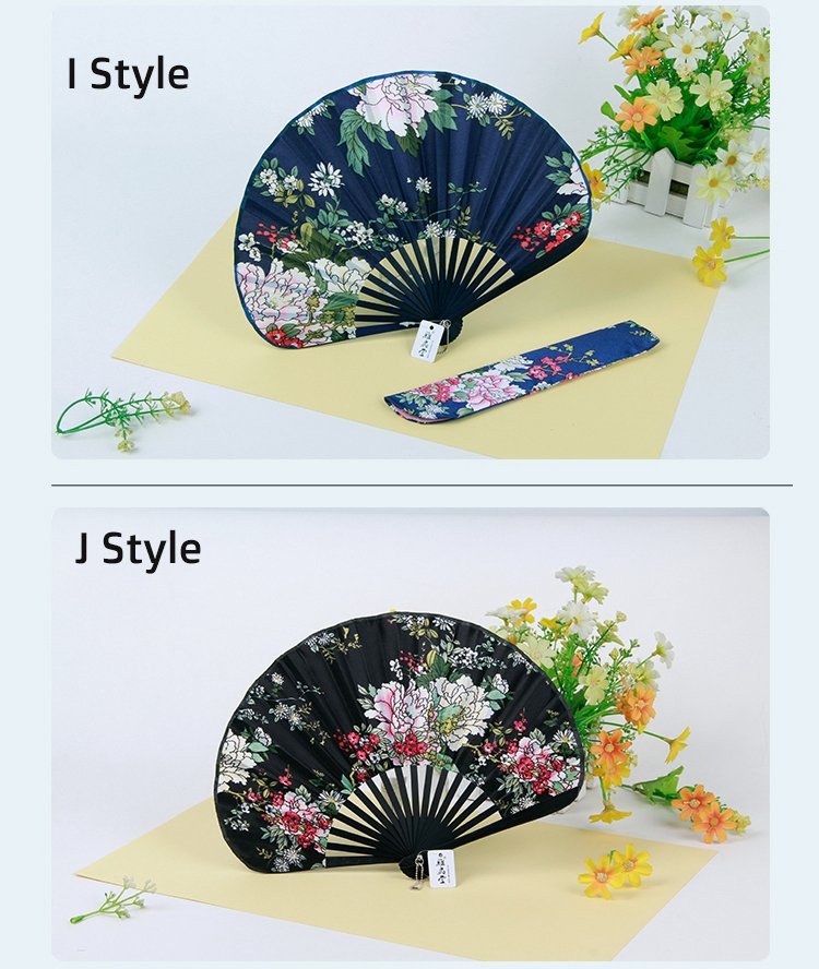 Japanese Folding Fans Ancient Silk Shell Fan Knife Fan