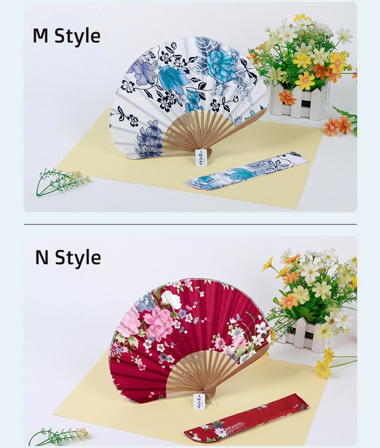 Japanese Folding Fans Ancient Silk Shell Fan Knife Fan