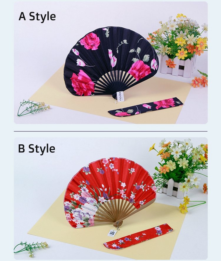 Japanese Folding Fans Ancient Silk Shell Fan Knife Fan