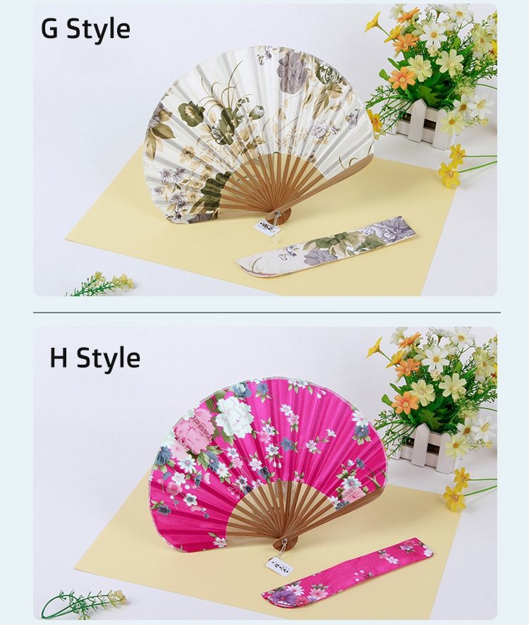 Japanese Folding Fans Ancient Silk Shell Fan Knife Fan