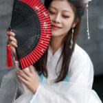 Japanese Style Folding Hand Fans Women’s Fan