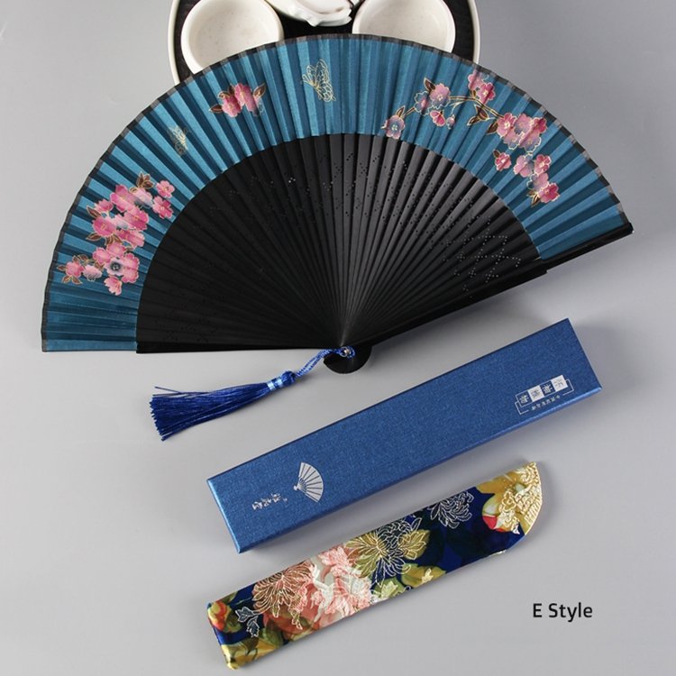 Japanese Style Folding Hand Fans