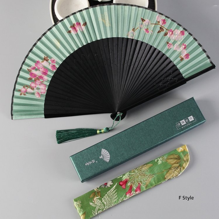 Japanese Style Folding Hand Fans