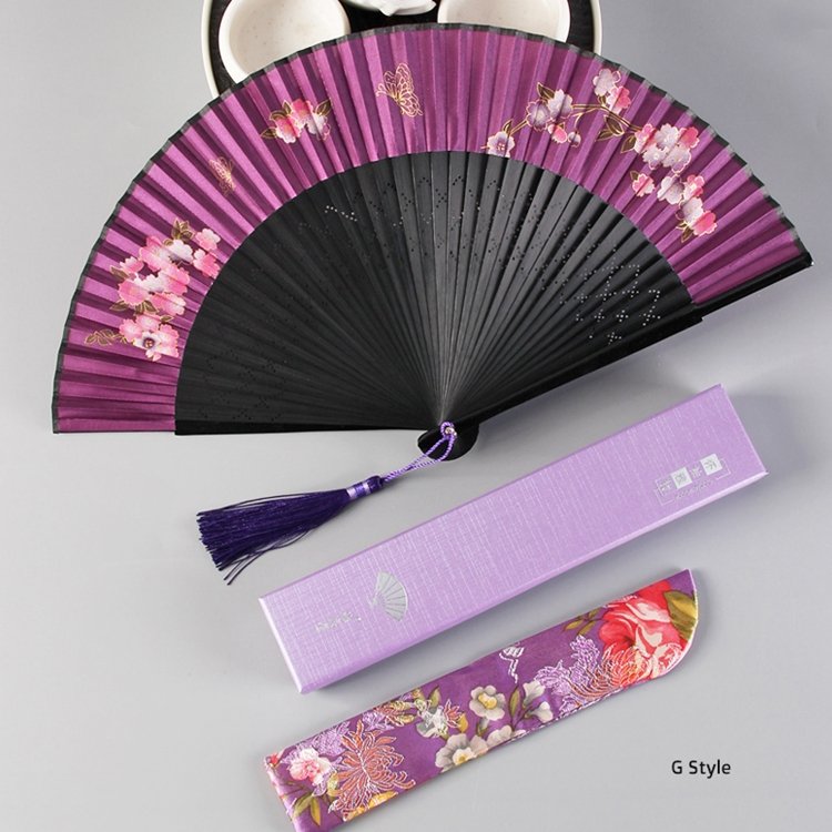 Japanese Style Folding Hand Fans