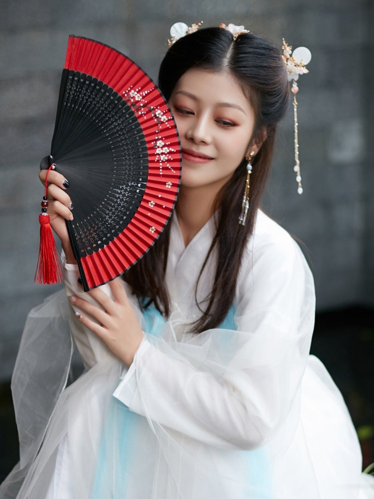 Japanese Style Folding Hand Fans