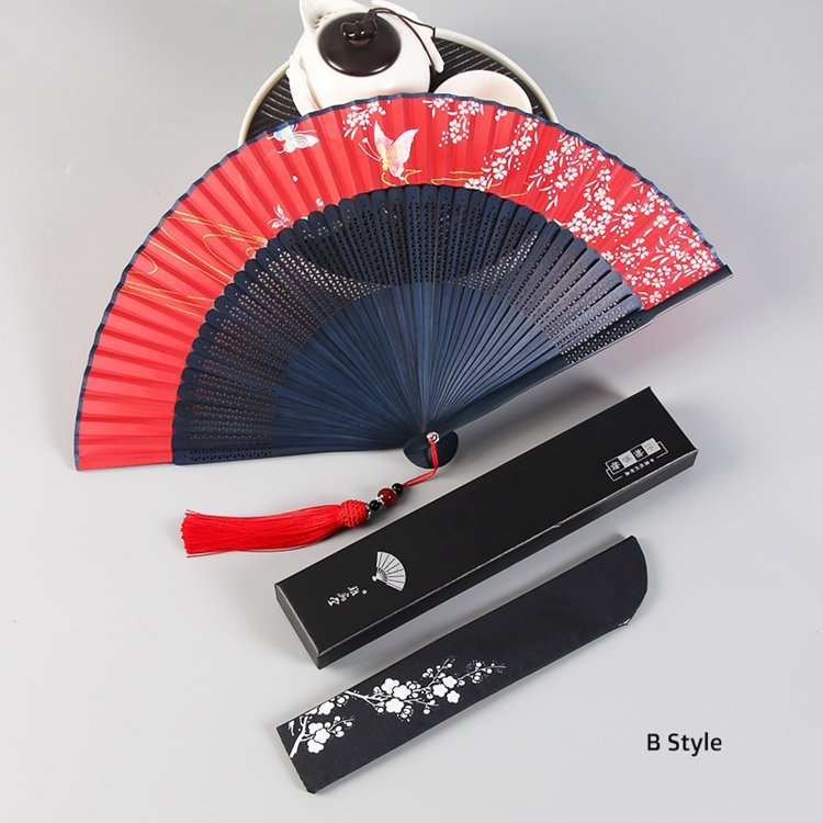 Japanese Style Folding Hand Fans