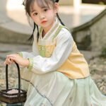 Chinese Improved Ancient Clothing Kids Dress For Girls