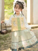 Chinese Improved Ancient Clothing Kids Dress For Girls - Image 3