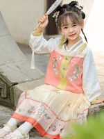 Chinese Improved Ancient Clothing Kids Dress For Girls - Image 4