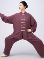 Relaxed Tai Chi Clothing – Cotton Linen Kung Fu Top for Women - Image 5