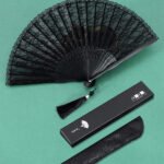Double Layered Lace Small Folding Fan Classical Folding Fans