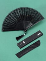 Double Layered Lace Small Folding Fan Classical Folding Fans