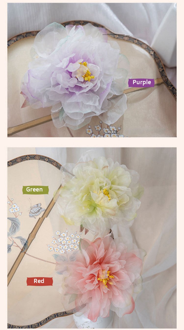 Large Flower Hair Clip
