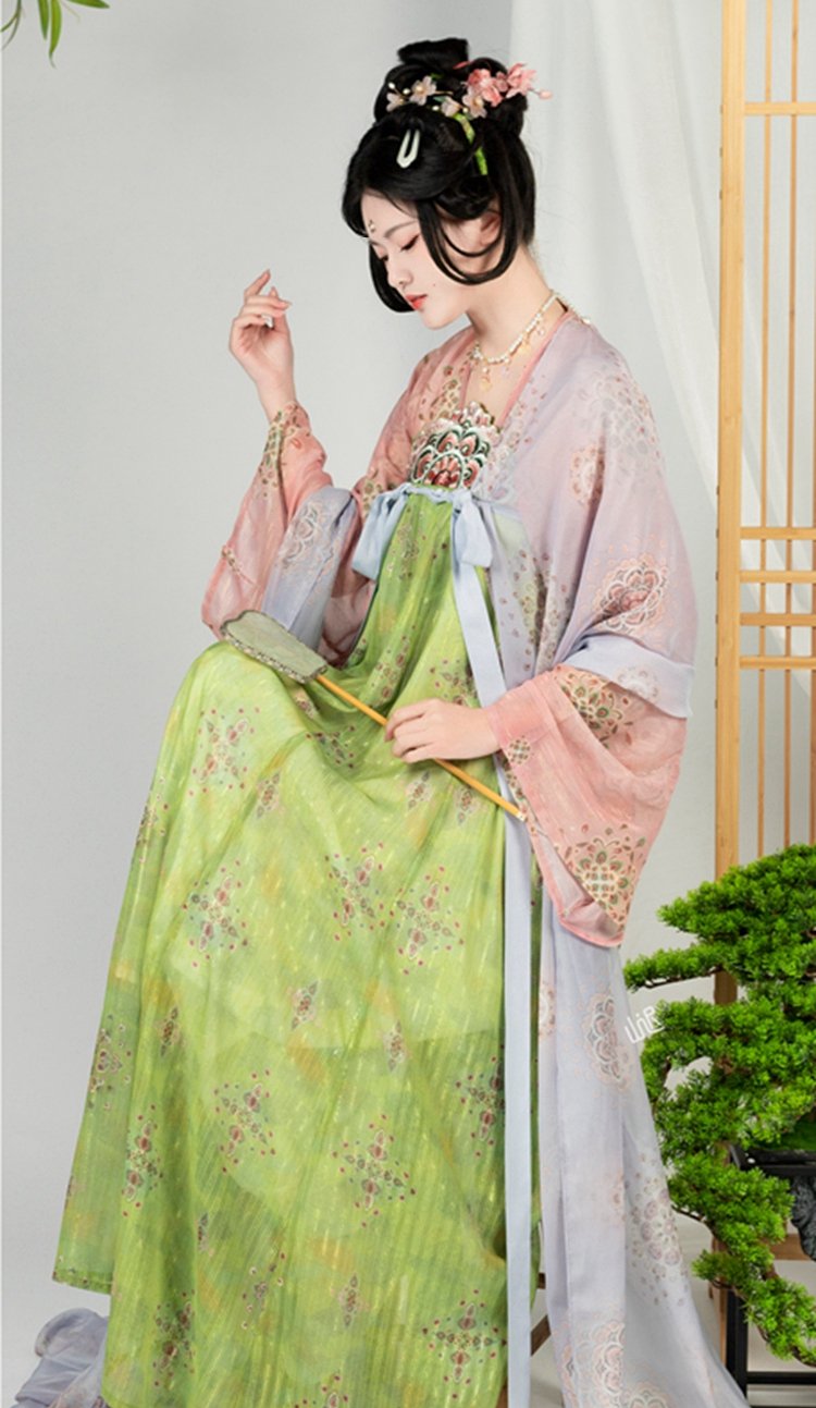 Chinese Late Tang Dynasty Hanfu Dress