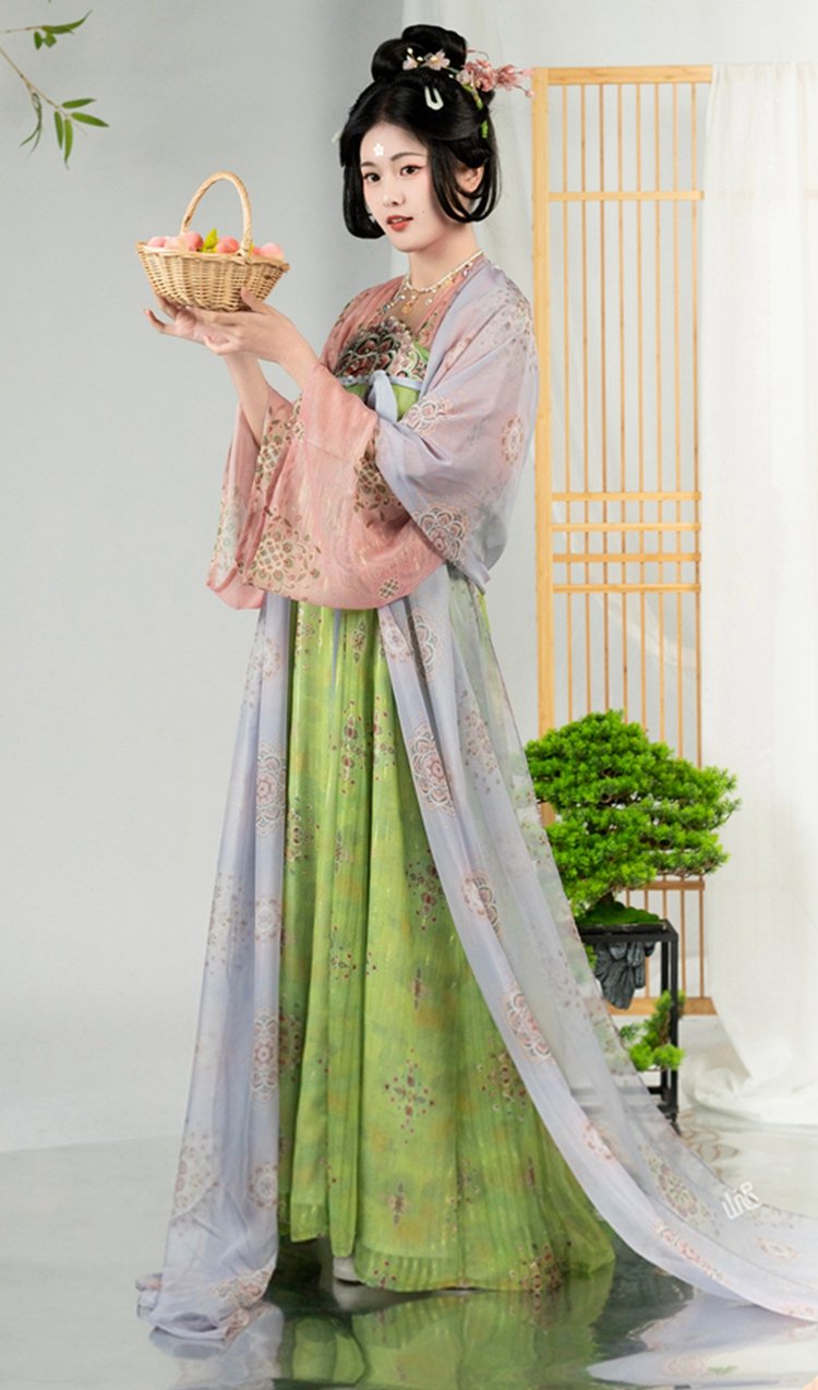 Chinese Late Tang Dynasty Hanfu Dress