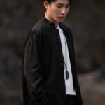 Exquisite Chinese Style Long-Sleeved Shirt for Modern Men