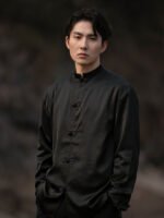 Exquisite Chinese Style Long-Sleeved Shirt for Modern Men - Image 3