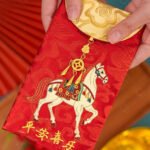 Lucky Horse Embroidered Chinese Red Envelope Bag – Lunar New Year Gift