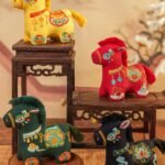 Lucky Horse Embroidered Chinese Sachet Ornament – Festival Hanging Gift
