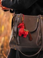 Lucky Horse Embroidered Chinese Sachet Ornament – Wearable Bag & Car Charm - Image 2