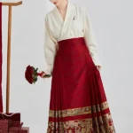Mysterious Mamian Skirt Ming Dynasty Hanfu Drss