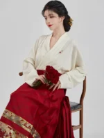 Mysterious Mamian Skirt Ming Dynasty Hanfu Drss - Image 2