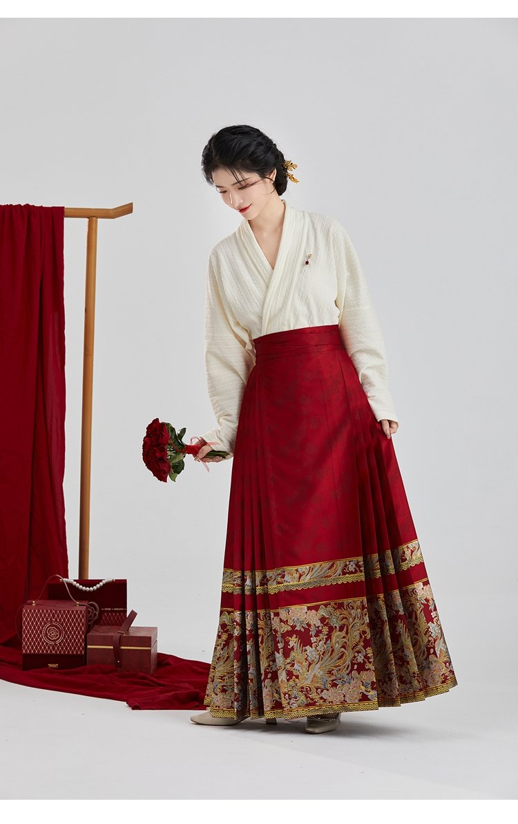 Mamian Skirt Ming Dynasty Hanfu Drss