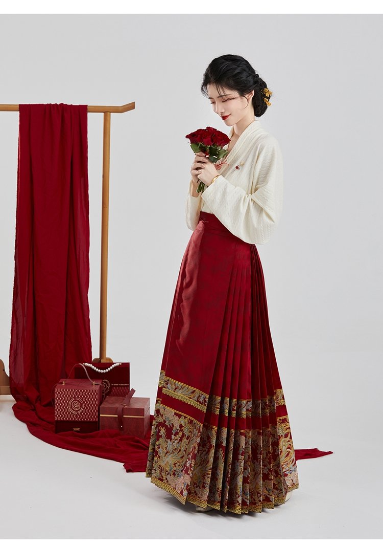 Mamian Skirt Ming Dynasty Hanfu Drss