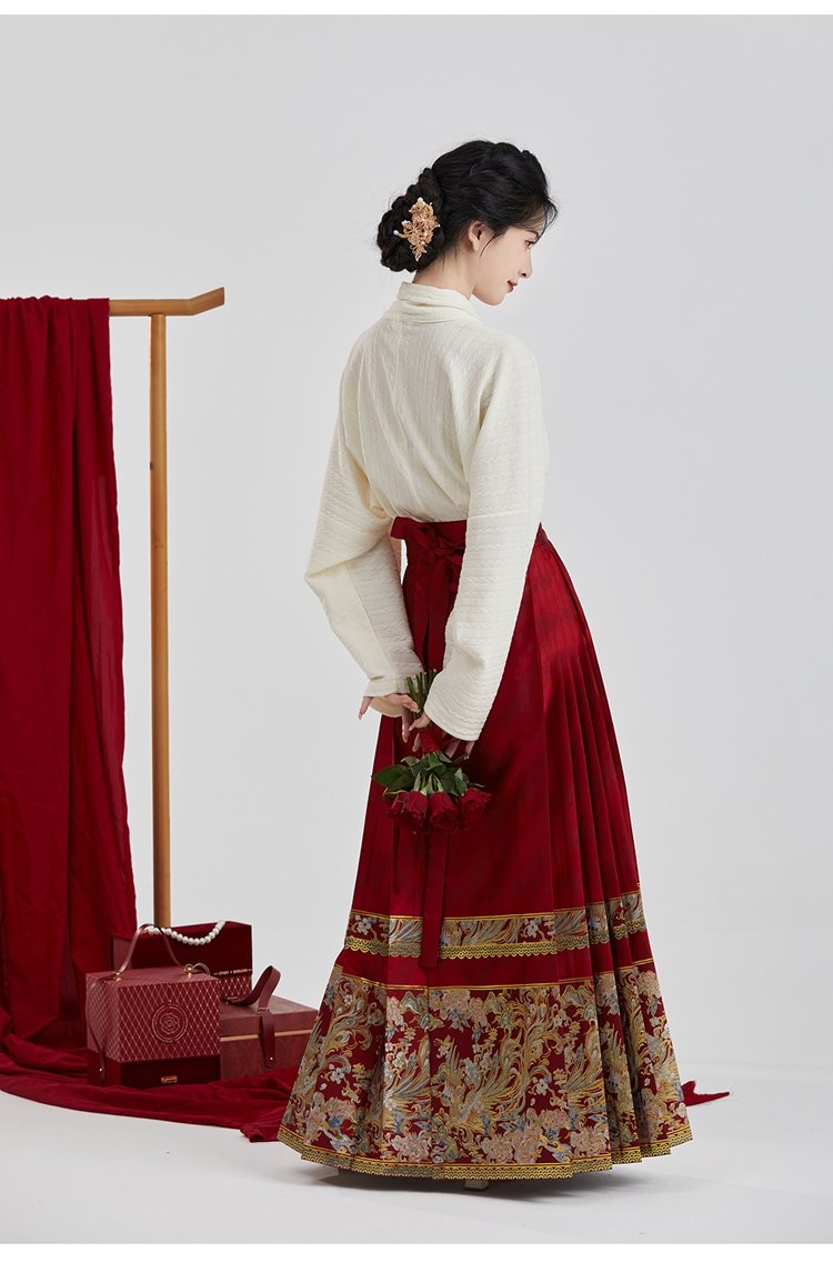Mamian Skirt Ming Dynasty Hanfu Drss