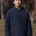 Men’s Chinese Style Jacket – Modern Oriental Mandarin Collar Outerwear