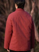 Men’s Chinese Style Jacket – Modern Oriental Mandarin Collar Outerwear - Image 4