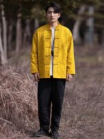 Classic Chinese Tang Jacket for Men – Clean Daily Wear Style - Image 2