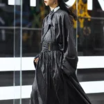 Men Hanfu Dress Black Tang Round Necked Robe