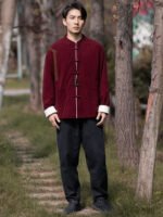 Modern Chinese Tang Jacket for Men – Contemporary Statement Style - Image 7