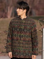 Winter Chinese Tang Jacket for Men – Warm Loose Fit Daily Outerwear - Image 4