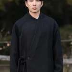 Men’s Wool Jacket – Modern Oriental Stand Collar New Chinese Style