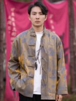 Men’s Chinese Brocade Jacket – Tang-Style Outerwear - Image 4