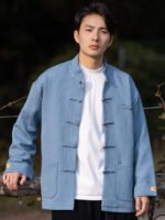 Men’s Chinese Tang Jacket Modern Outerwear - Image 2