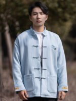 Men’s Chinese Tang Jacket Modern Outerwear - Image 3