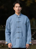Men’s Chinese Tang Jacket Modern Outerwear