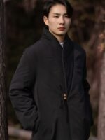 Men’s Chinese Wrap Winter Jacket Thick Padded Coat - Image 2