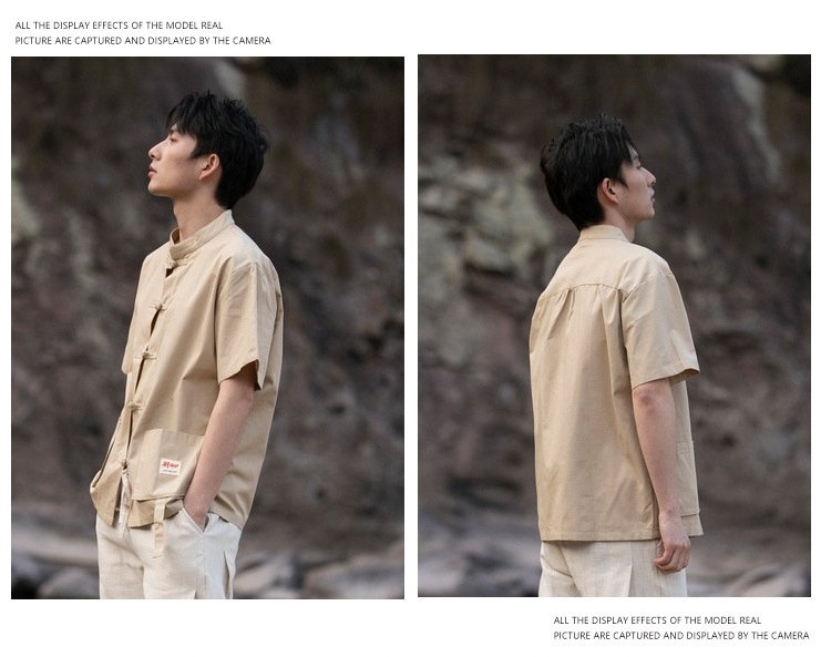 Stylish Men's Short-Sleeved Shirt