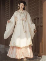 Ming Dynasty Clothing Female Embroidery Hanfu Dress
