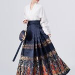 Ancient Chinese Costume Ming Dynasty Hanfu Skirt