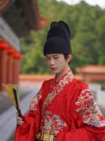 Ming Dynasty Yishanguan Official Hat for Men – Chinese Official Headwear for Hanfu & Photography - Image 5